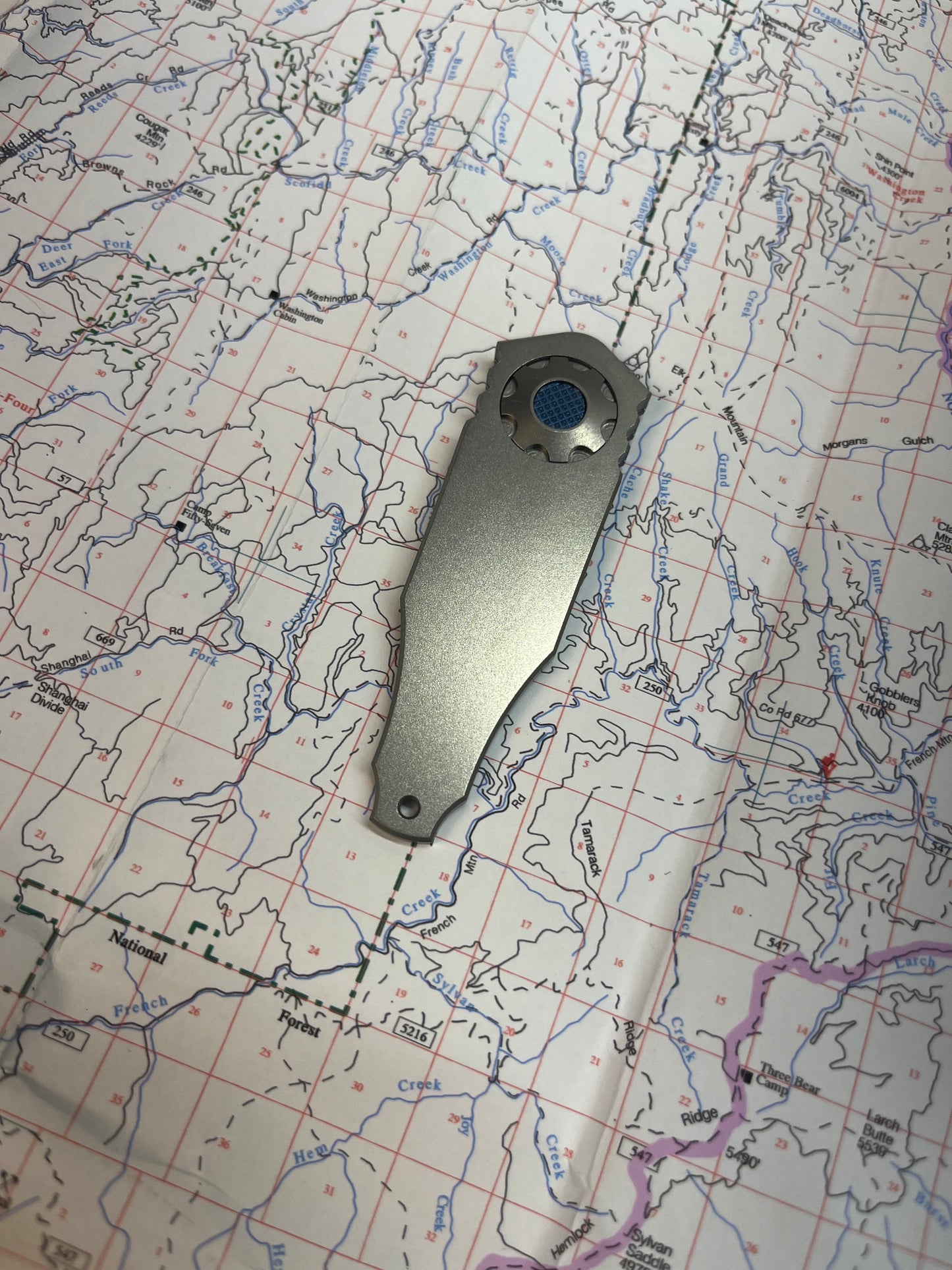 OSS LAPEL FOLDER - TITANIUM