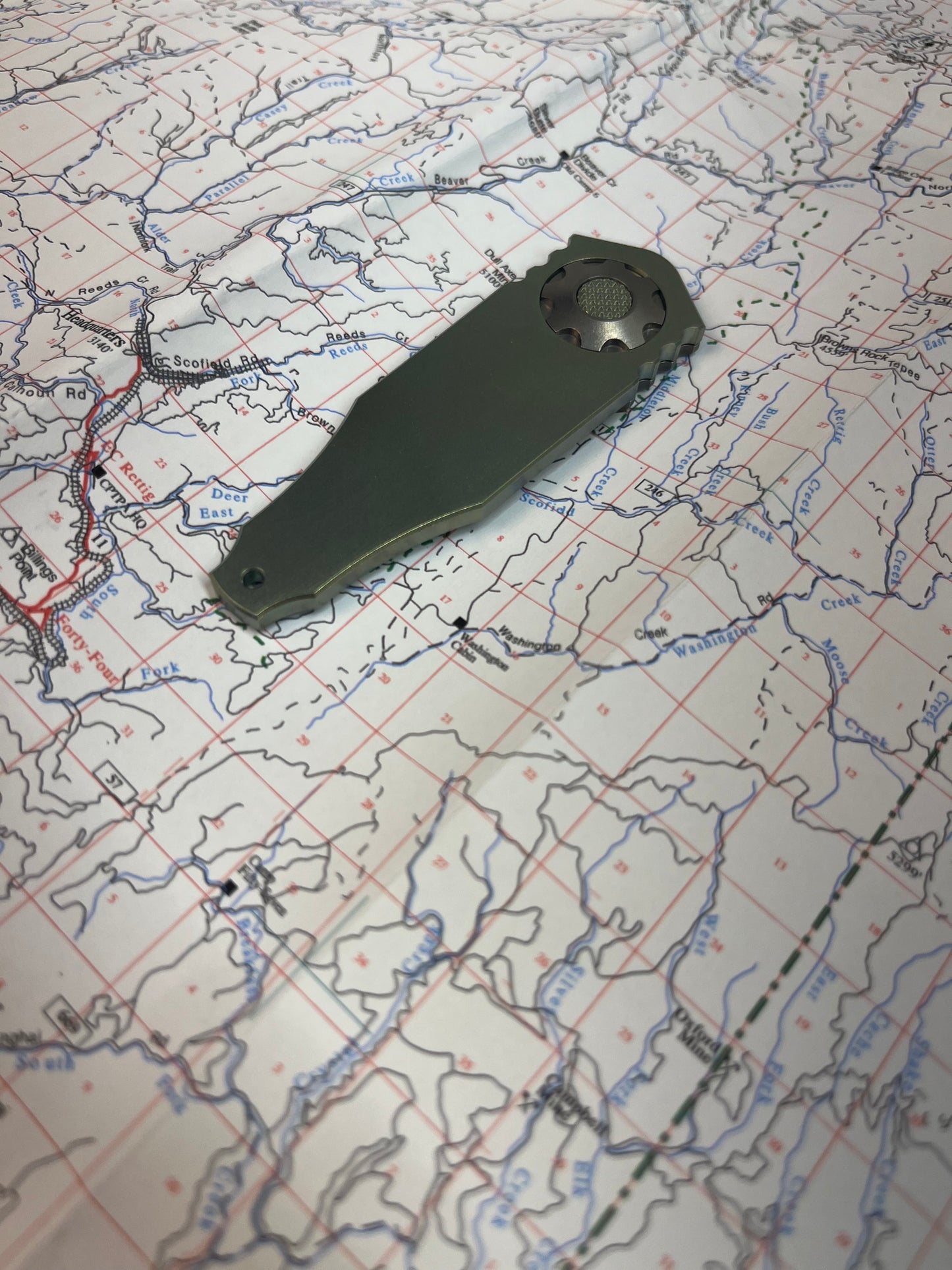 OSS LAPEL FOLDER - TITANIUM