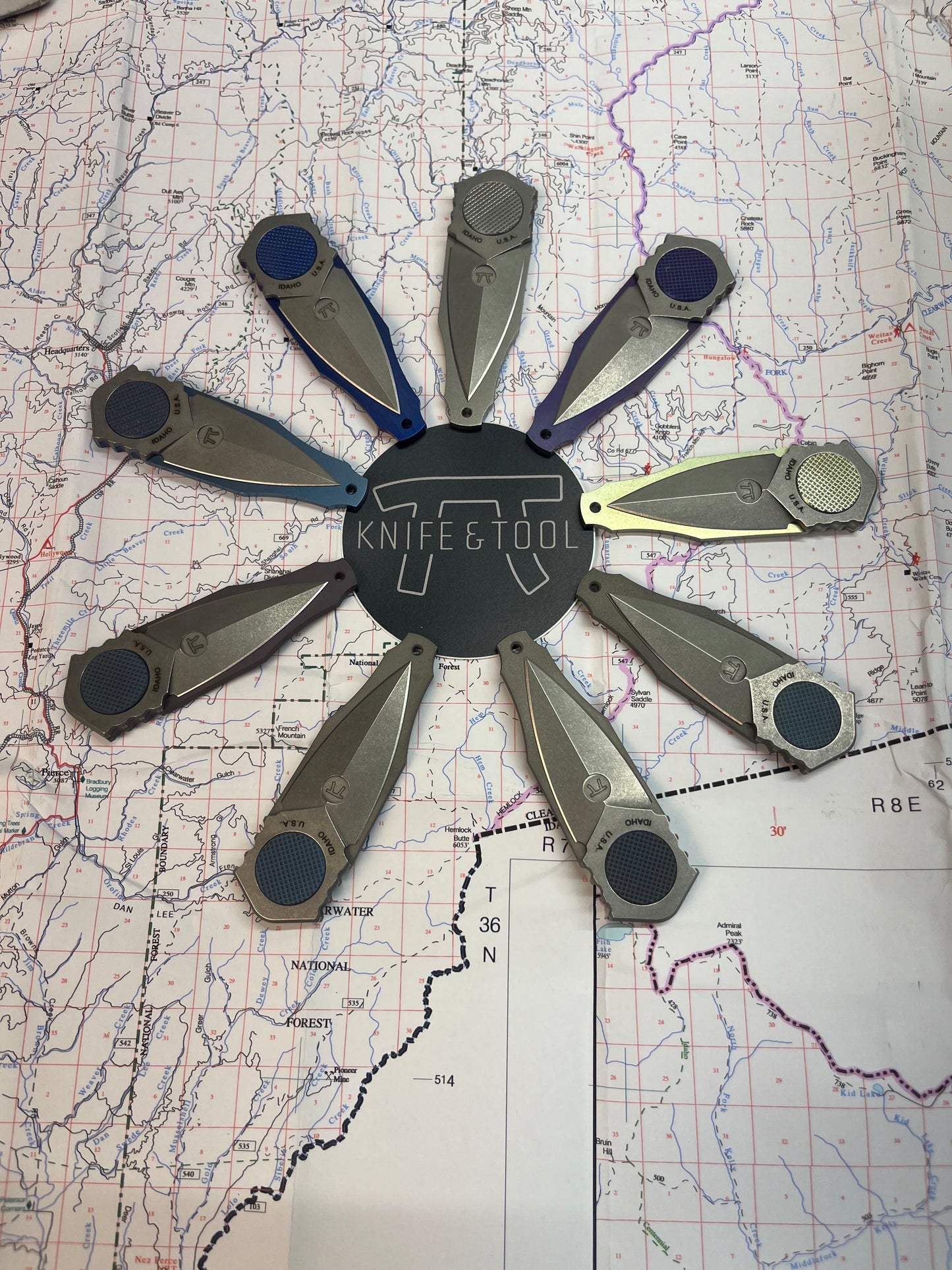 OSS LAPEL FOLDER - TITANIUM