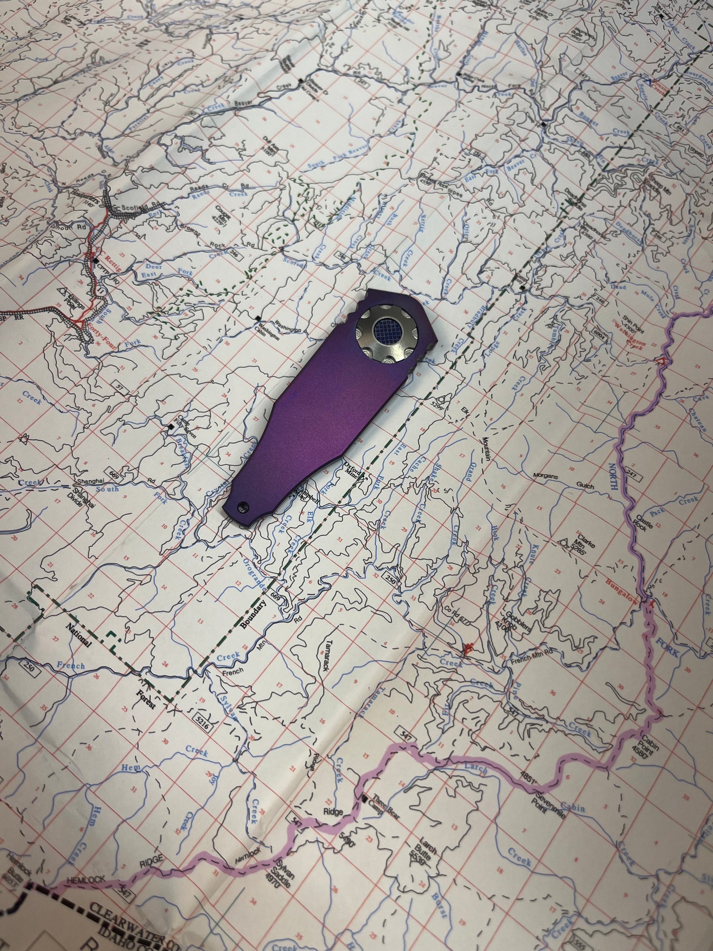 OSS LAPEL FOLDER - TITANIUM