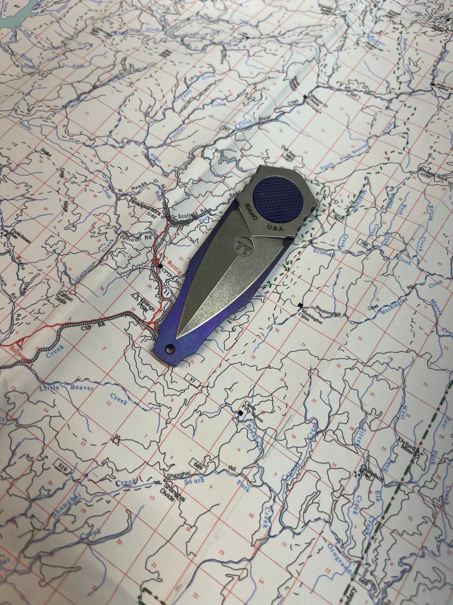 OSS LAPEL FOLDER - TITANIUM